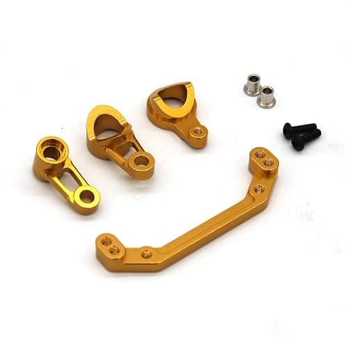 Accessories Pièces de Mise à Niveau en métal de Rallye PTG-2 Assemblage de Tampon de Direction LC Racing 1/10 RC Easy to Install (Color : Yellow) Cover