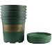Ogrmar 5PCS 5 Gallon Durable Nursery Pot/Garden Planter Pots/Nursery Plant Container with 5PCS Pallet (5 Gallon)