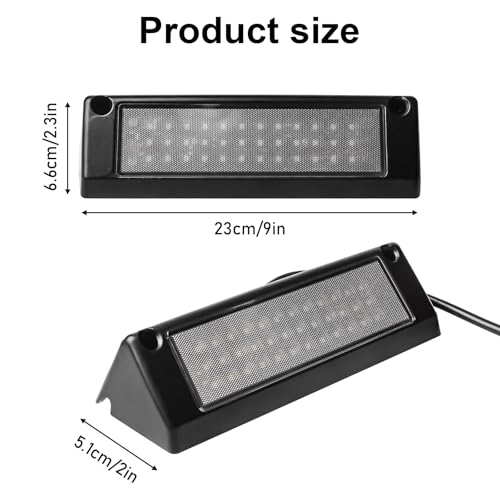 12V Lampen Wohnmobil, LED Lampe Wohnmobil Aussen, 12 Volt LED Lampen Wohnmobil Außen, Rückfahrscheinwerfer Außenleuchte Wohnmobil 12V 6000k 2000lm Ip67 Wasserdicht Für Camper Reisemobil Caravan Boat