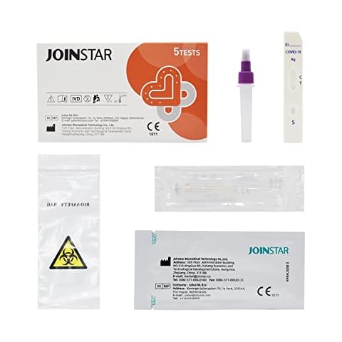 Covid-19 Antigen Schnelltests Corona Selbsttest SARS-CoV-19, 1er Pack (5 Stück) Cover