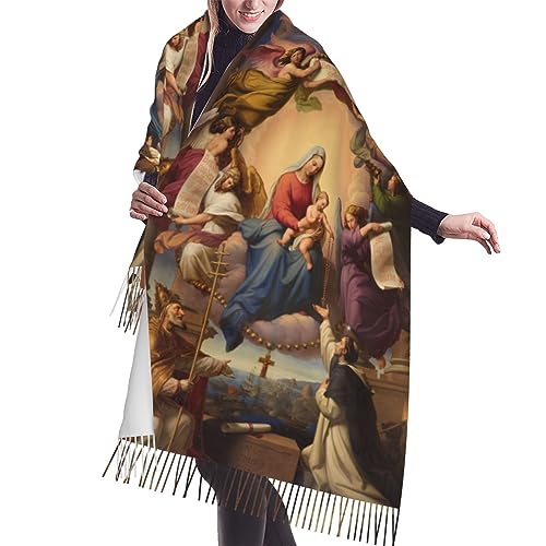 Tassel Scarf for Women Fashion Large Scarfs for Summer Fall Winter Warm Soft Shawls Wraps Evening Dresses Scarve