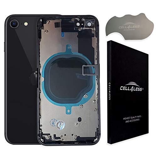 Cell4less Housing Replacement for The iPhone SE 2020 Model - Housing Unit Only A2275, A2296, A2298 (Black)