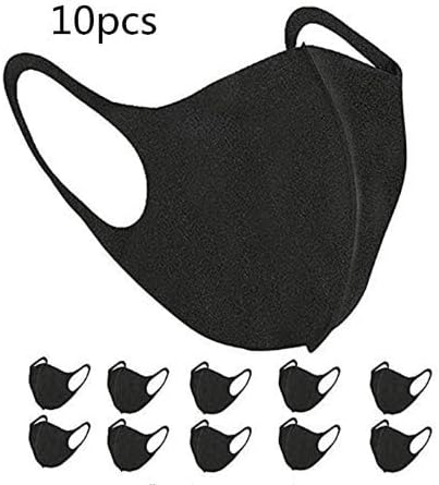 10pcs Anti Pollution Mask,Reusable Comfy Breathable Safety Dust-Proof Anti Haze Mask,Fashion Reusable Washable Outdoor Unisex Mask