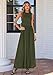 PRETTYGARDEN Summer Maxi Dresses for Women 2026 Sleeveless A Line Flowy Long Casual Sundress Wedding Guest Fashion Clothing (Army Green,Large)