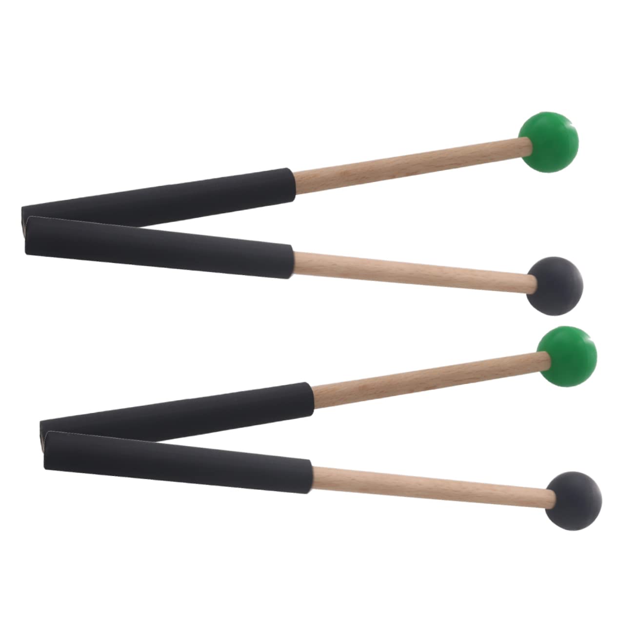 ibasenice 6pares Mallets De Percusión Para Xilófono y Marimba De Baquetas De Mango Accesorios Para Instrumentos De Percusión