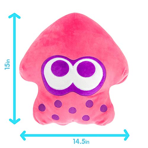 Mocchi Mocchi Pink Neon Squid Plüschtier 40 cm, Nintendo & Mario Figur, Für Jungen und Mädchen, Perfekt für das… – Bild 3