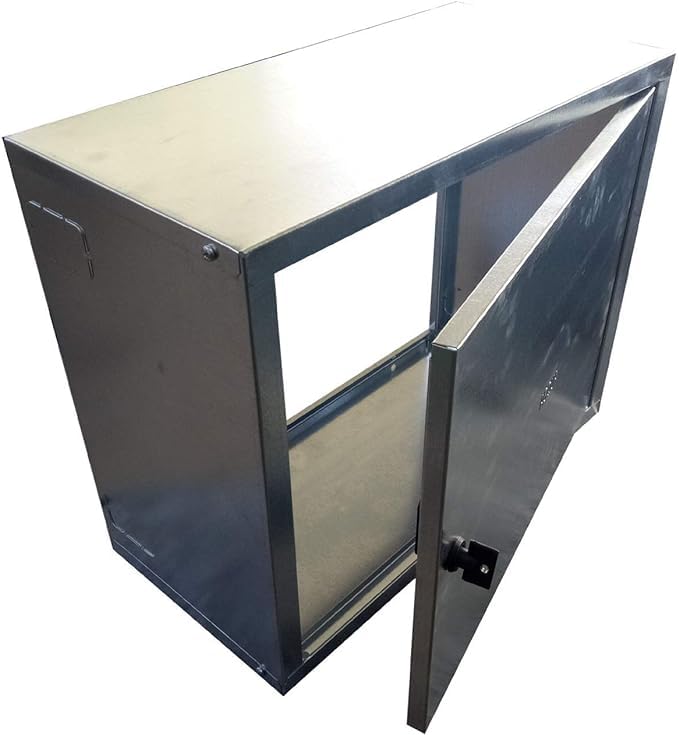 SERVICE SOLUTIONS - Cassetta Contatore Acqua già Montata in Lamiera Zincata 6/10, varie misure (CM 30X40X25)