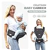 FRUITEAM 6-in-1 Baby Carrier with Waist Stool, One Size Fits All -Adapt to Newborn, Baby Hip Carrier for Breastfeeding, Infant & Toddler #5