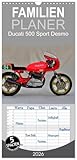  Familienplaner 2026 - Ducati 500 Sport Desmo mit 5 Spalten (Wandkalender, 21 x 45 cm) CALVENDO: ein kleiner Bruder