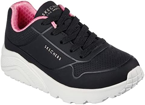 Skechers Kids Street Uno Lite-in My Zone Sneaker, Black/Rose Gold, 13 US Unisex Little Kid | Image 3