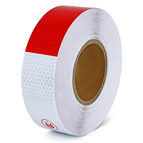 Waterproof Reflective Tape Conspicuity Caution Tape 2 In x 150 Feet for Car