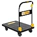 N&S Piattaforma carrello Heavy Duty 200 kg One Hand rughe camion Cart con Mute Wheels della piatta