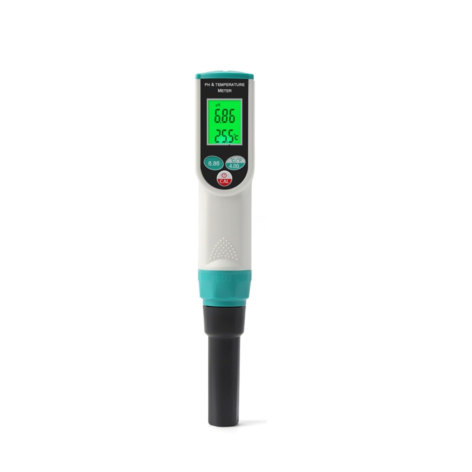 Analizzatore del sensore tester suolo acidità della temperatura digitale misuratore di pH 2 in 1 for giardino piantagione all'aperto Misurazione Accurata(1PCS)