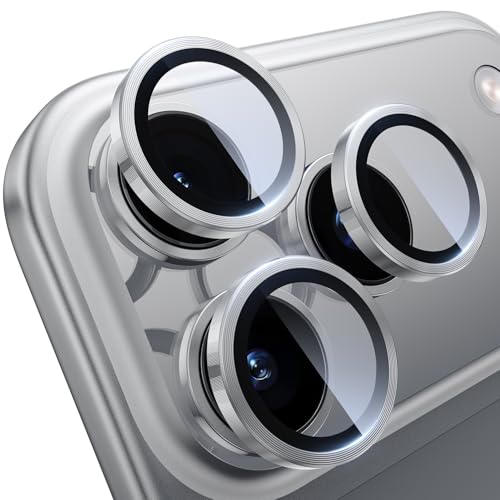 WSKEN for iPhone 17 Pro/iPhone 17 Pro Max Camera Lens Protector - [Original Shooting Mode] Shatterproof Metal HD Tempered Glass Camera Screen Protector Cover Film for iPhone Accessories