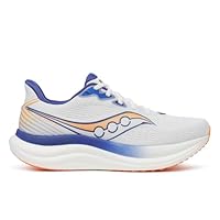 Saucony Men's Triumph 23 Sneaker, White/Azurite, US 9