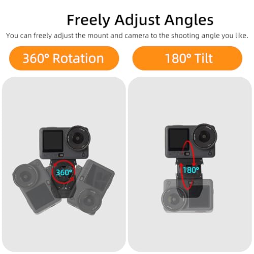 Support magnétique pour DJI Osmo Action 6, rotation 360° de précision - 5