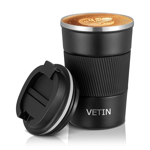 VETIN Mug isotherme café 380 ml (Noir)