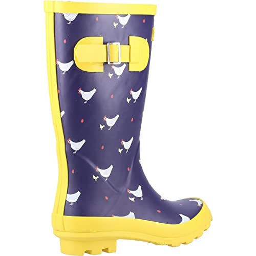 Botte pluie enfant Cotswold Farmyard Junior Wellington Chick souple et antidérapante
