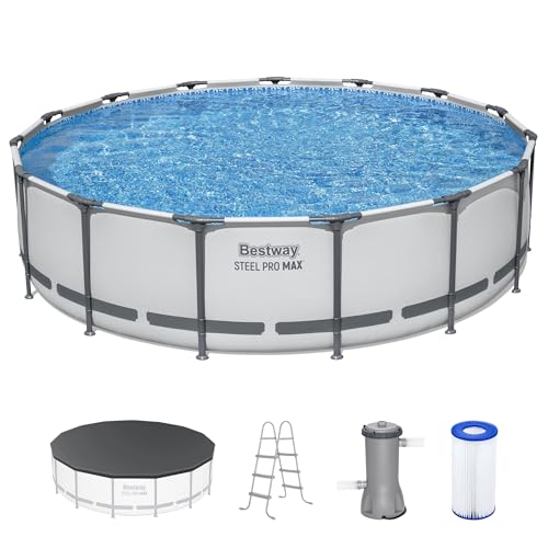 Bestway Steel Pro MAX 15' x 42' Above Ground Pool,...