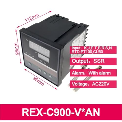 Controlador REX C700 con salida de relé dual para control térmico estable 2