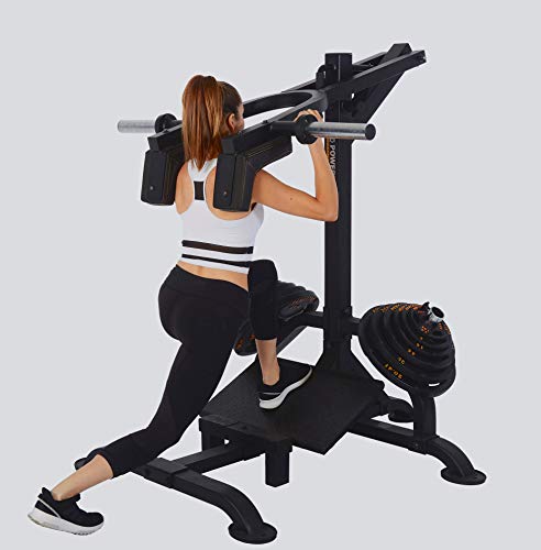 Powertec Fitness Levergym Squat/Calf, Black