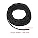 ONLYKXY 10M/10.93yard Black Cord Trim Handmade Craft Rope for Graduation Honor Decor Twisted Polyester Silk Shiny Thread Braided Bag String Xmas Satin Solid Window Ties Bow for Sewing DIY (4MM)