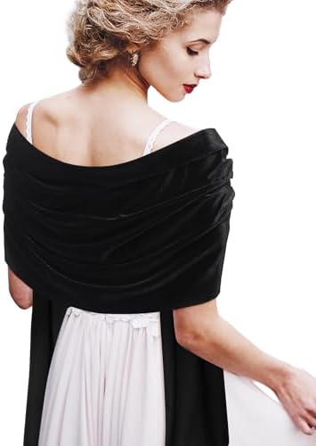 Geyoga Women Single-sided Velvet Scarfs Shawls and Wraps for Even...