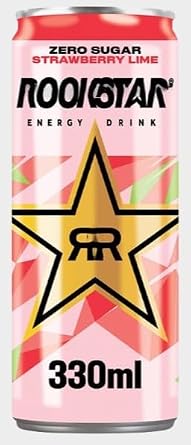 Energy Drink Strawberry Lime Can 330ml Pack of 12 "A symphony of flavors" For All Occasions