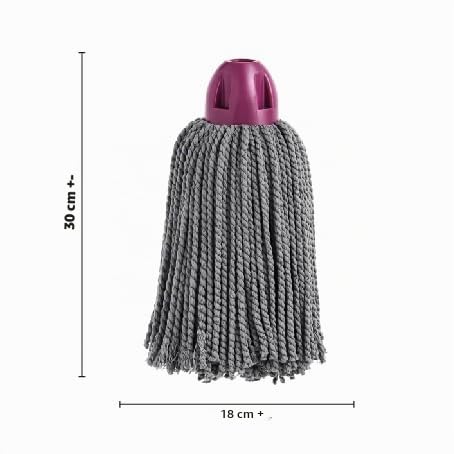 Miniatura 2 de Maya Fregona 100 Microfibra Atomic. Extra Absorbente. Limpieza Eficiente Y Duradera Para Superficies Lisas. Rosca Universal. Color Burdeos
