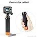 AKASO Waterproof Floating Hand Grip Action Camera Accessories for Gopro Hero 13/12/11/10/ 9/Max/DJI Osmo Action EK7000/Brave 4/Brave 7 LE/Brave 7 Action Camera Handle Mountfor Water Sports