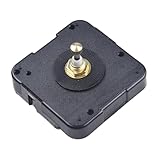 Getdoublerich 12888 Movimento silenzioso per orologio, nucleo in plastica ad alta coppia per fai da te per orologi a torsione, filettatura 6 mm, meccanismo a lancetta dei secondi (batteria non inclusa