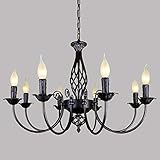 2. Lichtquelle: E14 Lampenkopf, Typ der Lichtquelle: Glühlampe, Energiesparlampe, LED-Lampe, Spannung: 111-240V, Material: Eisen, Prozess: Schleife sprüht ..