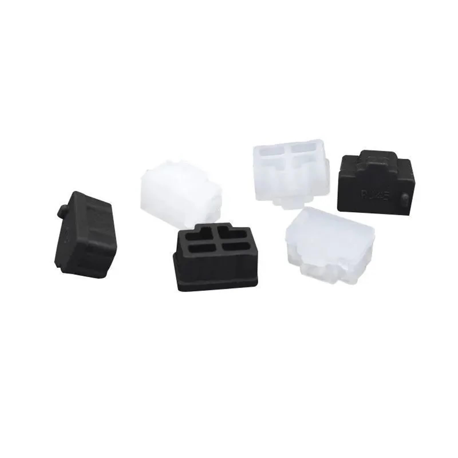 RJ45 Anti-Staub-Abdeckkappe, 400 Stück, RJ45-Staubkappe, RJ45-Stecker, Abdeckung, Stecker-Schutz, Hub-Port für Hubs, Switches (weiß)