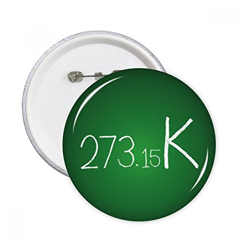 Pins Kelvin pour veste badge rond déco vêtement 5pcs