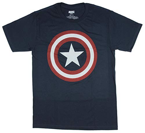 T-shirt Captain America imprimé vintage 80's Marvel homme taille SM