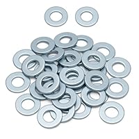 Unterlegscheiben M4 DIN125 A-Form flach, verzinkt Beilagscheiben Karosseriescheiben aus Stahl verzinkt (M4, 50)