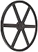 Martin AK30 P/B Plain Bore FHP Sheave, 3L/4L Belt Section, 1 Groove, 1/2" Bore, Class 30 Gray Cast Iron, 3.05" OD, 8134 max rpm, 2.46" Pitch Diameter/2.8 Datum