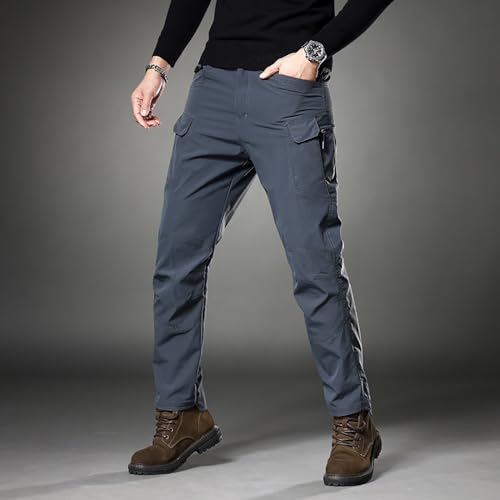 Black Cargo Pants Men Work for Business Joggers Hiking Sweatpants Mens Loose Men's All-Season Travel3