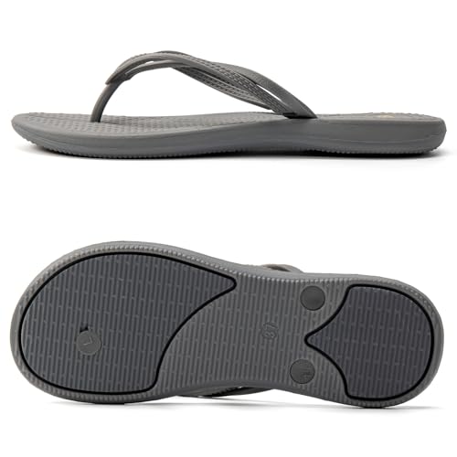 Image of VOVEA Flip Flops For Women Non-Slip Bathroom Shower Shoes Cushion foam Indoor and Outdoor Sandals