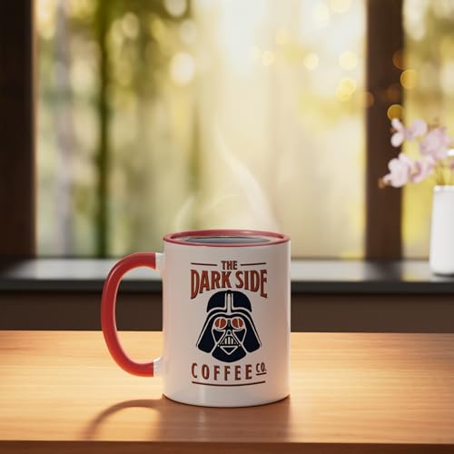 Star Wars Darth Vader Mug Cerámica Rojo/Blanco 11 oz miniatura 3
