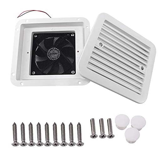 Benefischl 12 V Universal Rv RV autocaravana mudo enfriamiento remolque extractor ventilador caravana eficaz fijación ventilación
