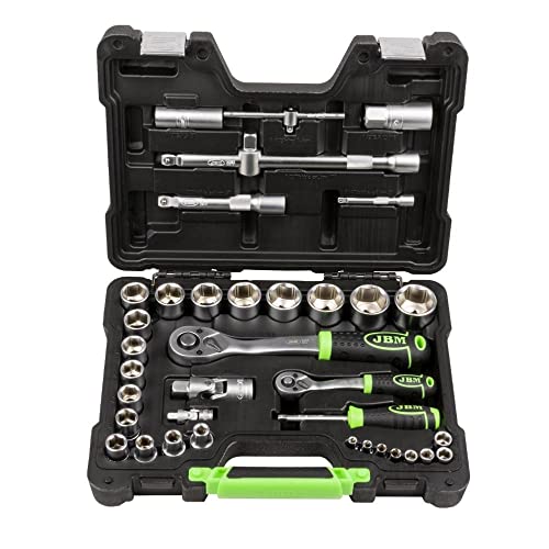 COFFRET DE CLES A DOUILLES 1/4 ET 1/2 COTES POUCES, IMPERIALES, US
