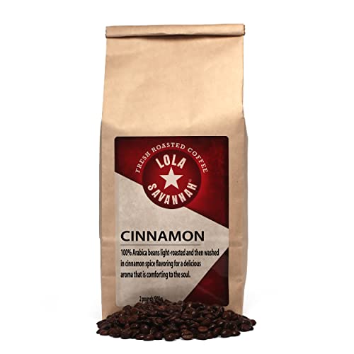 Lola Savannah Cinnamon Whole Bean Caffeinated Coffee cover