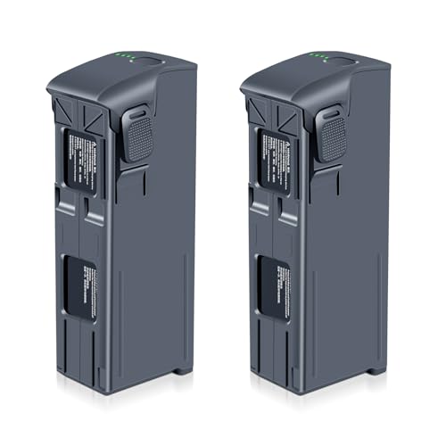 Fantasyo Inteligente Vuelo Avata 2 Batería 2 Pieza 2250mAh Compatible con dji Avata 2 Drone(23Mins MAX Tiempo de Vuelo Batería para)