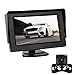 Produktbild Rückfahrkamera mit Monitor, 170° Winkel Superstark Nachtsicht IP68 wasserdichte Backup-AutoKamera, 4,3-Zoll-LCD-Monitor für Einparkhilfe Rückfahrhilfe