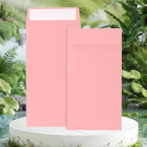Envelopes para dinheiro, pacote com 100, 8,9 x 16,5 cm, envelope colorido, envelopes coloridos para