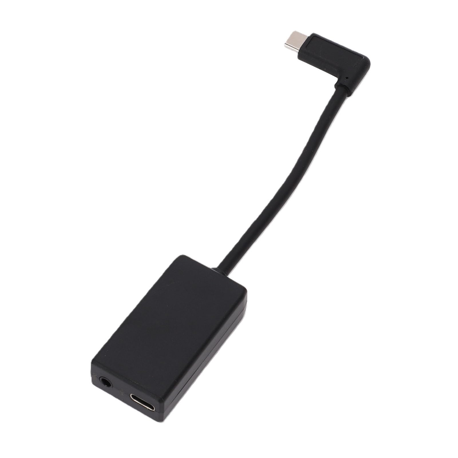 VBESTLIFE Adaptador de Micrófono Externo para Cámara, Micrófono Tipo C a 3,5 Mm con Conector de 90°, Audio Estéreo para Grabación de Vlog, ADC de 106 DB, Plug and Play para Entrevistas Al Aire Libre