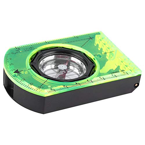 POCREATION Bússola para viagem ao ar livre, bússola de viagem em escala precisa, para viagens ao ar