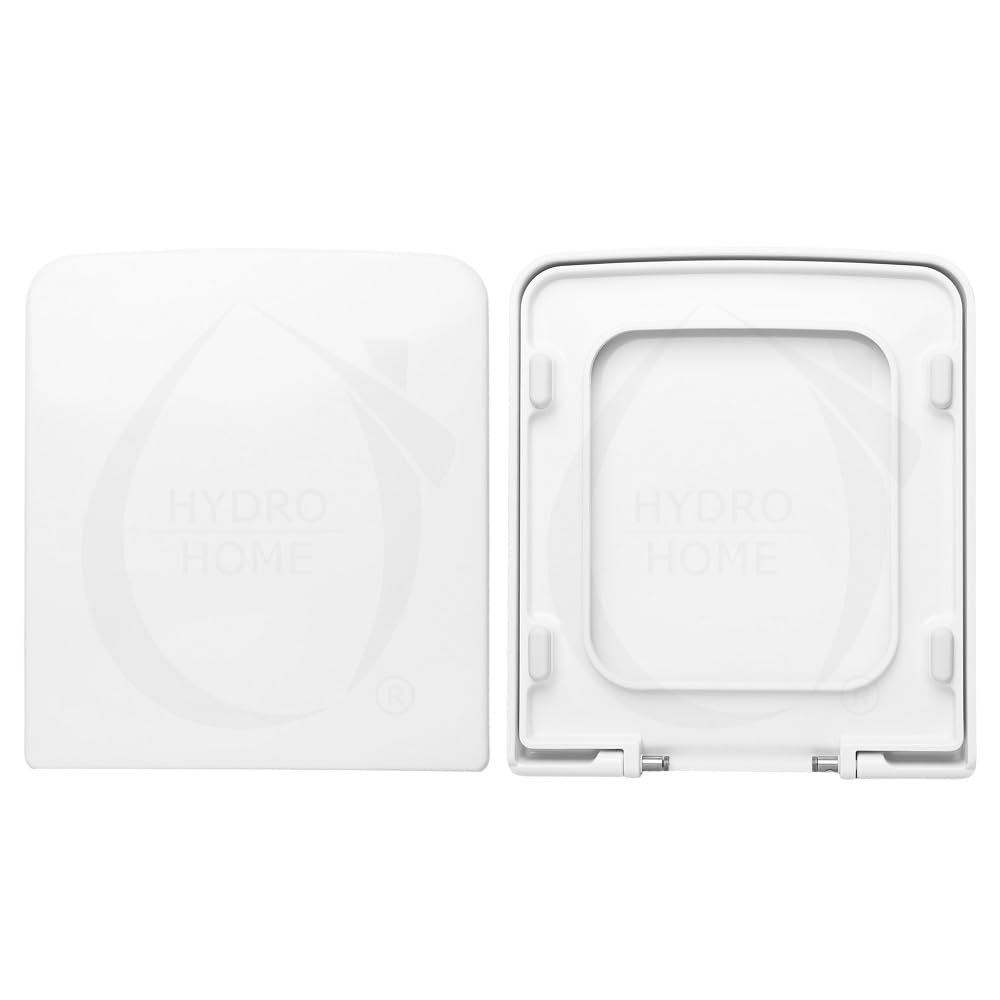 Copriwater Sedile Wc EGO KERASAN Come Originale, In Plastica Termoindurente Avvolgente,Colore Bianco MADE IN ITALY CHIUSURA AMMORTIZZATA