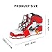 MOC Red-White Basketball Sneaker Building Blocks Set, Sports Shoes Mini Bricks